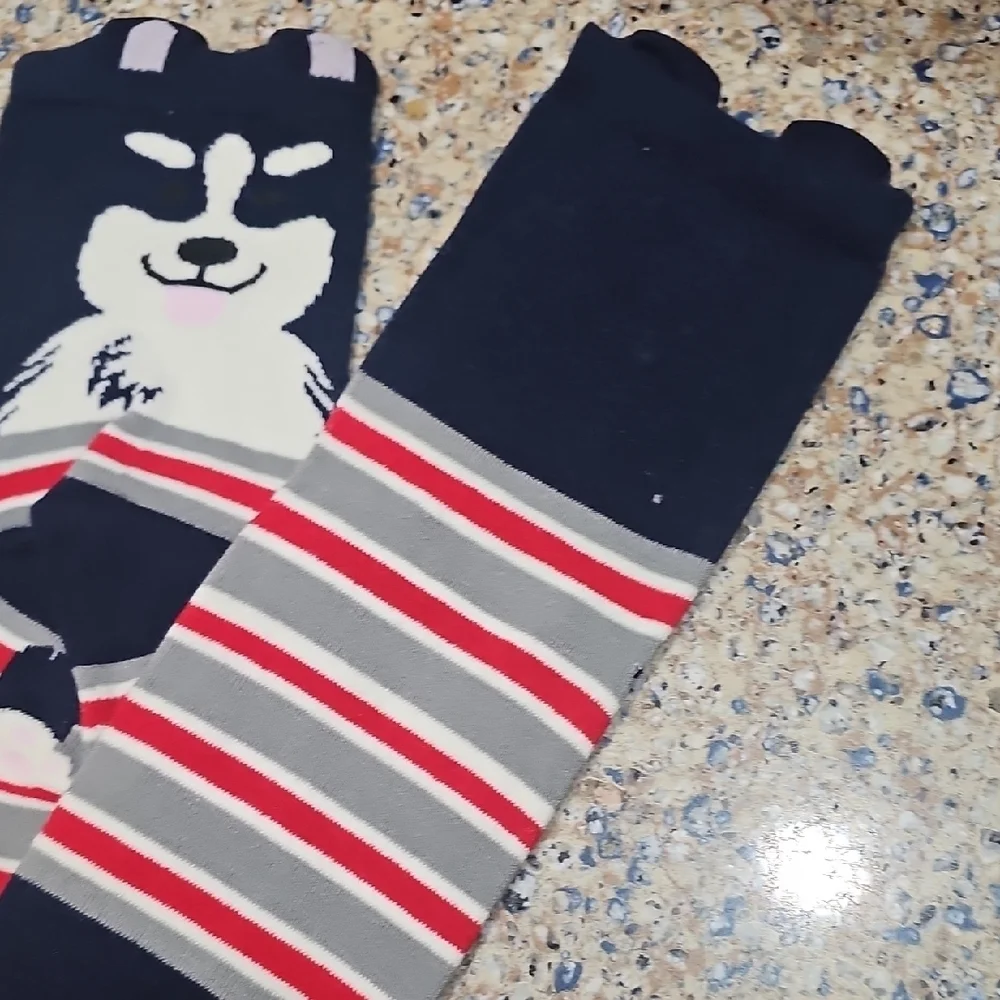 Women's Colorful Animal Dog Patterned Socks Set Size 4-10 NWOT